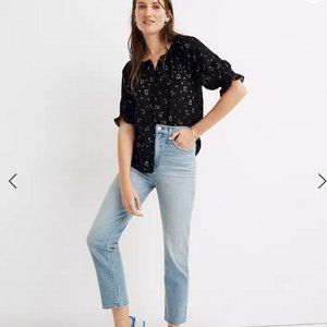 Madewell Classic Straight Jeans in Meadowland Wash